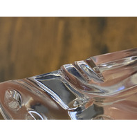 VTG WATERFORD Crystal Clear Sitting Frog/Toad Figurine SIGNED 4"L