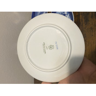5 VTG Royal Copenhagen Blue & White Christmas Collector Plates 7.25"W DENMARK