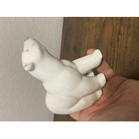 VTG LLADRO ATTENTIVE POLAR BEAR Glossy Porcelain Figurine #1207 W/BOX 4.75"L