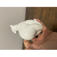 VTG LLADRO ATTENTIVE POLAR BEAR Glossy Porcelain Figurine #1207 W/BOX 4.75"L