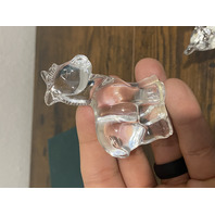 SET(3) MARQUIS By WATERFORD Crystal THE NATIVITY ANIMALS Figurines SIGNED W/BOX