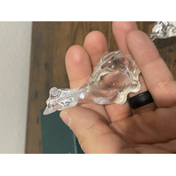 SET(3) MARQUIS By WATERFORD Crystal THE NATIVITY ANIMALS Figurines SIGNED W/BOX