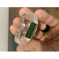 SET(3) MARQUIS By WATERFORD Crystal THE NATIVITY ANIMALS Figurines SIGNED W/BOX