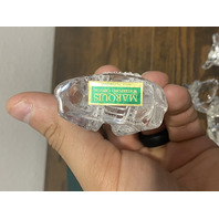 SET(3) MARQUIS By WATERFORD Crystal THE NATIVITY ANIMALS Figurines SIGNED W/BOX