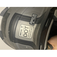 BILT Raptor Shadow ECER22-05 Model FF302 SIZE M, Black Motorcycle Helmet