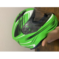Typhoon He Shun TH129 SIZE XXL, Green Motorcycle Helmet
