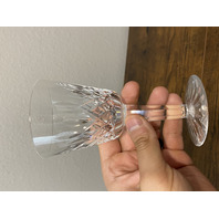 SET(11) VTG WATERFORD Crystal LISMORE Claret Wine Glasses SIGNED 5.75"H