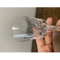 SET(11) VTG WATERFORD Crystal LISMORE Claret Wine Glasses SIGNED 5.75"H