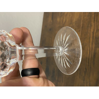 SET(11) VTG WATERFORD Crystal LISMORE Claret Wine Glasses SIGNED 5.75"H