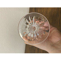 SET(11) VTG WATERFORD Crystal LISMORE Claret Wine Glasses SIGNED 5.75"H