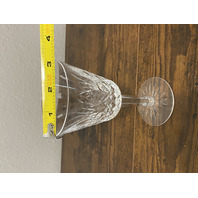 SET(11) VTG WATERFORD Crystal LISMORE Claret Wine Glasses SIGNED 5.75"H