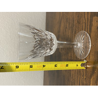 SET(11) VTG WATERFORD Crystal LISMORE Claret Wine Glasses SIGNED 5.75"H