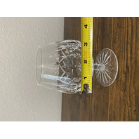 PAIR Of VTG WATERFORD Crystal LISMORE Brandy Glasses SIGNED, IRELAND 5.25"H