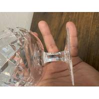 PAIR Of VTG WATERFORD Crystal LISMORE Brandy Glasses SIGNED, IRELAND 5.25"H