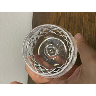 PAIR Of VTG WATERFORD Crystal LISMORE Brandy Glasses SIGNED, IRELAND 5.25"H