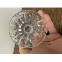 PAIR Of VTG WATERFORD Crystal LISMORE Brandy Glasses SIGNED, IRELAND 5.25"H