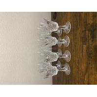 SET(8) VTG WATERFORD Crystal KENMARE Claret Wine Glasses SIGNED 6"H