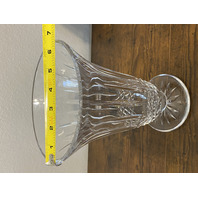 LARGE VTG WATERFORD Crystal LISMORE Footed Vase 10"H IRELAND