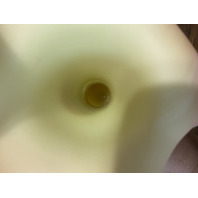 VTG UV REACTIVE FENTON Floral Jack In The Pulpit Art Glass Vase 10 1/8"H SIGNED