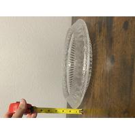 LARGE VTG Lalique Frosted Crystal MARGUERITES Daisy Bowl 13"W SIGNED, FRANCE