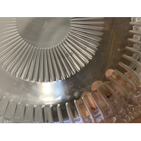 LARGE VTG Lalique Frosted Crystal MARGUERITES Daisy Bowl 13"W SIGNED, FRANCE