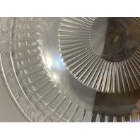 LARGE VTG Lalique Frosted Crystal MARGUERITES Daisy Bowl 13"W SIGNED, FRANCE