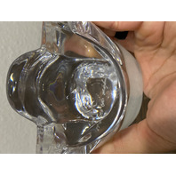 VTG Orrefors Sweden Crystal Olle Albertus Eagle Sculpture W/LABEL 8.5"H SIGNED