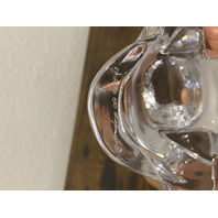 VTG Orrefors Sweden Crystal Olle Albertus Eagle Sculpture W/LABEL 8.5"H SIGNED