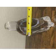 VTG Orrefors Sweden Crystal Olle Albertus Eagle Sculpture W/LABEL 8.5"H SIGNED