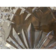VTG WATERFORD Crystal LISMORE Scalloped Rim Bowl SIGNED 9"W