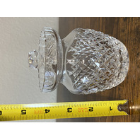 VTG WATERFORD Crystal ALANA Condiment/Preserve Jar W/Lid SIGNED 4.75"H