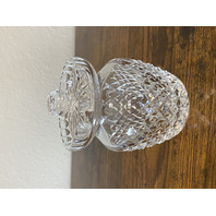 VTG WATERFORD Crystal ALANA Condiment/Preserve Jar W/Lid SIGNED 4.75"H