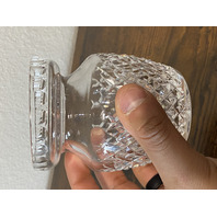 VTG WATERFORD Crystal ALANA Condiment/Preserve Jar W/Lid SIGNED 4.75"H