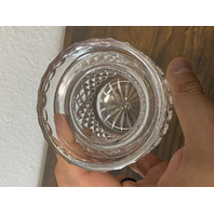 VTG WATERFORD Crystal ALANA Condiment/Preserve Jar W/Lid SIGNED 4.75"H