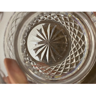 VTG WATERFORD Crystal ALANA Condiment/Preserve Jar W/Lid SIGNED 4.75"H