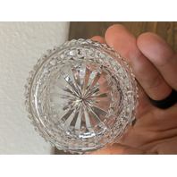 VTG WATERFORD Crystal ALANA Condiment/Preserve Jar W/Lid SIGNED 4.75"H