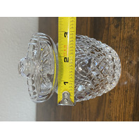 VTG WATERFORD Crystal ALANA Condiment/Preserve Jar W/Lid SIGNED 4.75"H