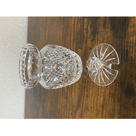 VTG WATERFORD Crystal ALANA Condiment/Preserve Jar W/Lid SIGNED 4.75"H