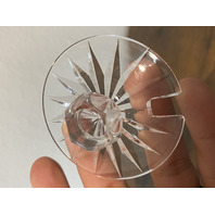 VTG WATERFORD Crystal ALANA Condiment/Preserve Jar W/Lid SIGNED 4.75"H