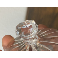 VTG WATERFORD Crystal ALANA Condiment/Preserve Jar W/Lid SIGNED 4.75"H