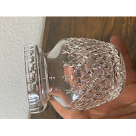 VTG WATERFORD Crystal ALANA Condiment/Preserve Jar W/Lid SIGNED 4.75"H