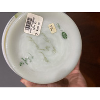 FENTON LTD ED #655/1950 95th Anniversary COASTAL WATERS Burmese Vase 11"H SIGNED