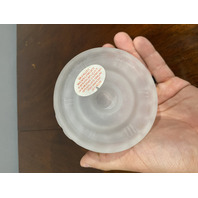 FAGCA 2000 FENTON Burmese LOTUS MIST Butterfly Hurricane Candle Lamp 10.25"H HTF