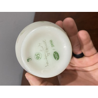 FENTON #1237/2950 95th Anniversary LOTUS MIST BUTTERFLY Burmese Vase 5.25"H