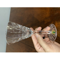 VTG SET(3) WATERFORD Crystal MAEVE Claret Wine Glasses SIGNED, IRELAND 6.5"H