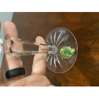 VTG SET(3) WATERFORD Crystal MAEVE Claret Wine Glasses SIGNED, IRELAND 6.5"H