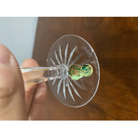 VTG SET(3) WATERFORD Crystal MAEVE Claret Wine Glasses SIGNED, IRELAND 6.5"H