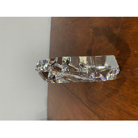 VTG Baccarat Crystal Menhir Etched IPHFHA HALL OF FAME PIZZA HUT Award 7.75"H