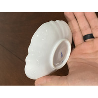 ANTIQUE MEISSEN Gold Gilded BLUE ONION Porcelain Demitasse Tea Cup & Saucer