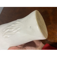 VTG VAN BRIGGLE Matte White LORELEI Art Pottery Vase 10.75"H SIGNED